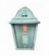 1 Light Outdoor Wall Lantern Light Verdigris IP44, E27