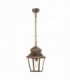 1 Light Outdoor Ceiling Chain Lantern Brass IP44, E27