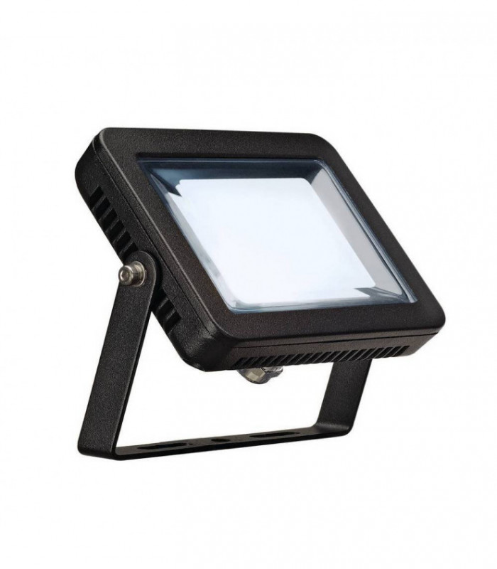 Outdoor Square Floodlight, 10W, Black, 4000K Led, IP55