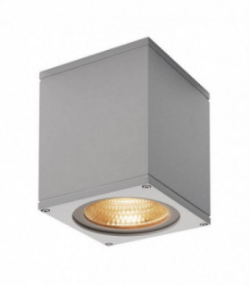 Outdoor Wall Light, Flood Down, Led, 3000K, Silver-Grey, W, H, D 13, 14, 13.5 cm, IP44