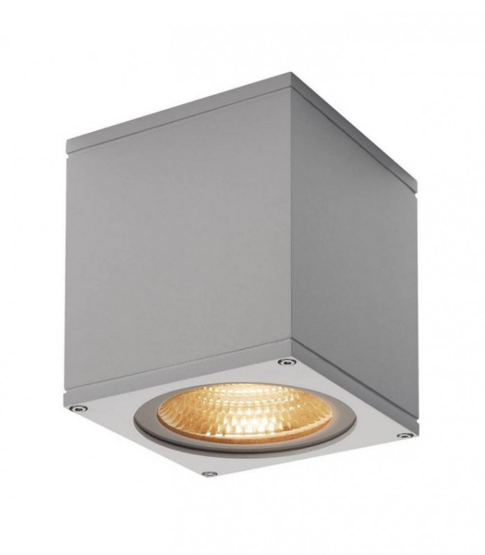 Outdoor Ceiling Light, Led, 3000K, Silver-Grey, IP44