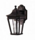 1 Light Outdoor Small Wall Lantern Light Grecian Bronze IP44, E27