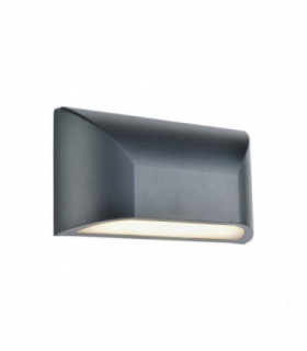 LED Outdoor Down Wall Lamp Grey IP44
