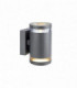LED Up Down Outdoor Wall Lamp Grey IP44