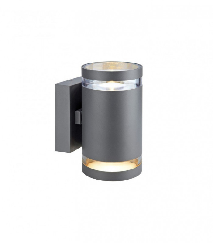 LED Up Down Outdoor Wall Lamp Grey IP44