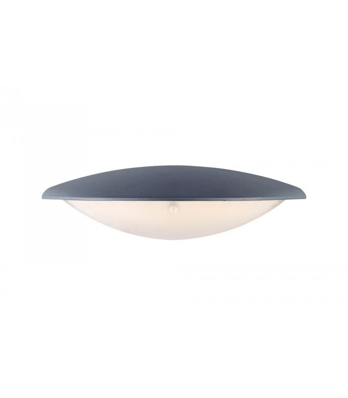 LED Outdoor Flush Wall Lamp Grey IP44