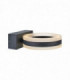 LED Up Down Outdoor Wall Lamp Grey IP44