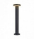 LED 1 Light Outdoor Bollard Lamp Grey IP44