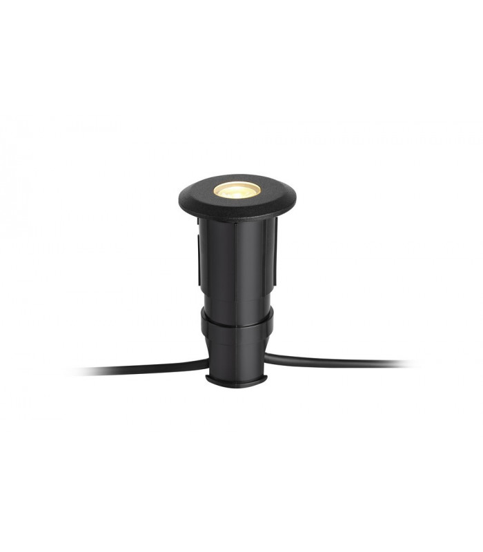 LED Outdoor Garden Recessed Spotlight  Black IP44