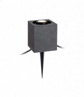 LED Outdoor Garden Spike Spotlight Black IP44