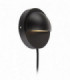 LED Outdoor Garden Spotlight Black IP44