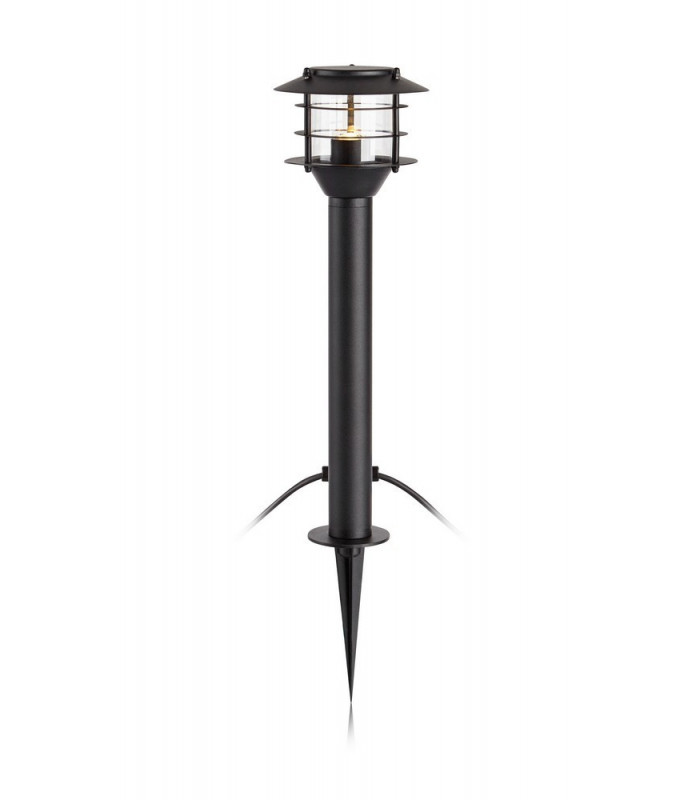 LED Outdoor Garden Spike Spotlight Black IP44