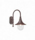 Outdoor Dome Wall Lantern 1 Light Coffee IP43, E27