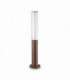 Integrated LED Outdoor Bollard Lamp 1 Light Coffee 4000K IP44