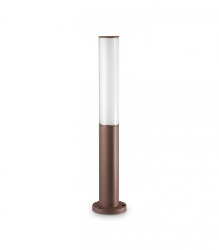 Integrated LED Outdoor Bollard Lamp 1 Light Coffee 4000K IP44