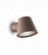 Outdoor Wall Downlight Lamp 1 Light Coffee IP43, GU10