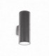 Outdoor Up Down Wall Lamp 2 Lights Anthracite IP54, E27