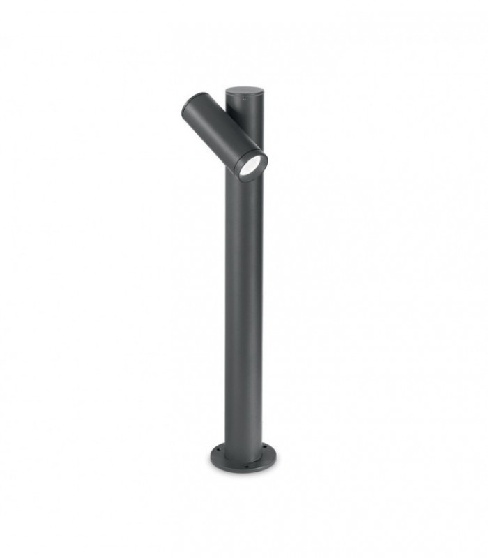 Integrated LED Outdoor Bollard Lamp 1 Light Anthracite 3000K IP44
