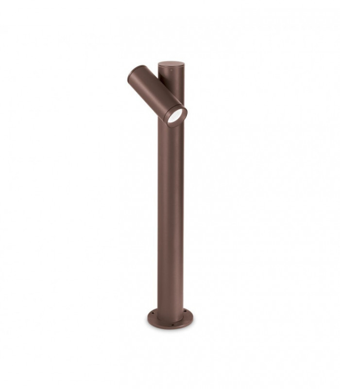 Integrated LED Outdoor Bollard Lamp 1 Light Coffee 4000K IP44