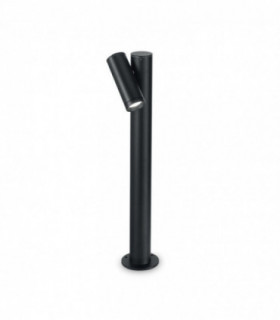 Integrated LED Outdoor Bollard Lamp 1 Light Black 3000K IP44