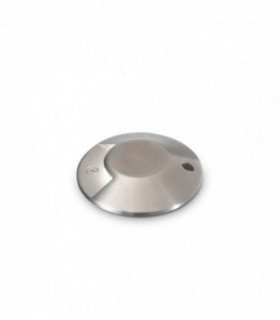 Integrated LED Outdoor Recessed Ground Downlight Lamp 1 Light 1 Directional Steel 3000K IP65