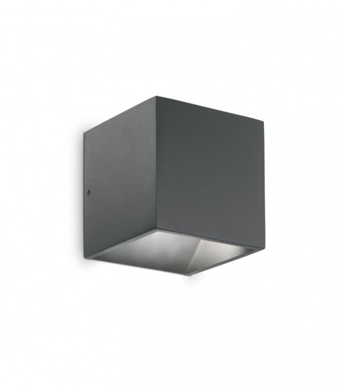 Integrated LED Outdoor Up Down Wall Downlight Lamp 1 Light Anthracite 3000K IP44