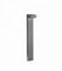 Outdoor Bollard Lamp 2 Lights Grey IP44, G9