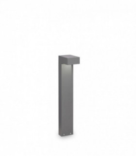 Outdoor Bollard Lamp 2 Lights Grey IP44, G9