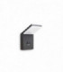 Integrated LED Outdoor PIR Wall Lamp 1 Light Anthracite 3000K IP54