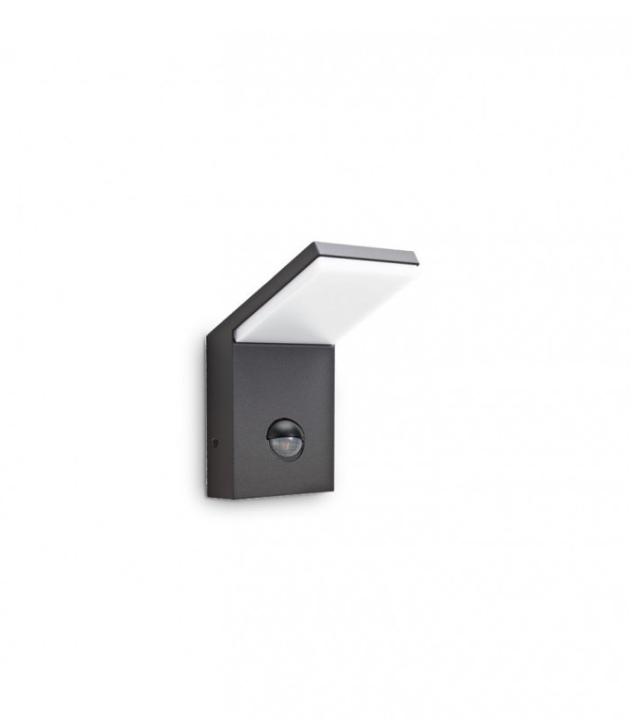 Integrated LED Outdoor PIR Wall Lamp 1 Light Anthracite 3000K IP54