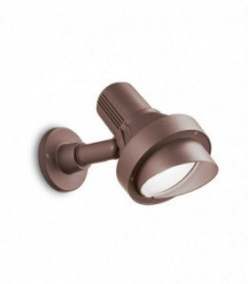 Outdoor Wall Spotlight Lamp 1 Light Coffee IP65, E27