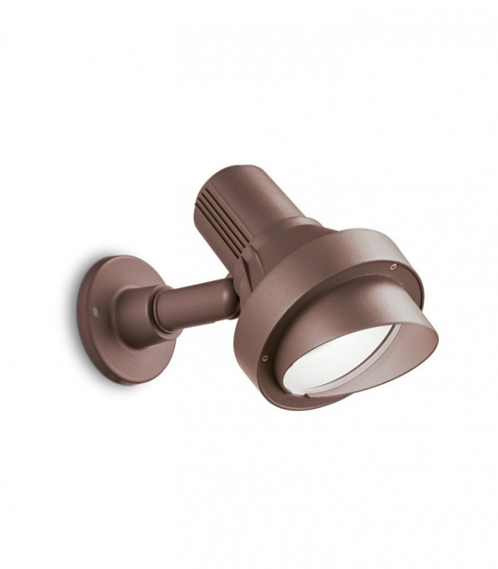 Outdoor Wall Spotlight Lamp 1 Light Coffee IP65, E27