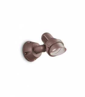 Outdoor Wall Spotlight Lamp 1 Light Coffee IP65, GU10