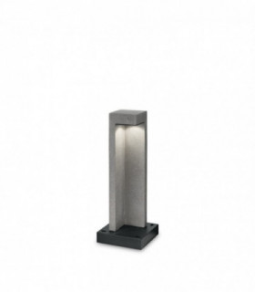 Integrated LED Outdoor Bollard Lamp 1 Light Granite 3000K IP55
