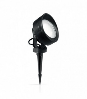 Outdoor Ground Spike Lamp 1 Light Black IP66