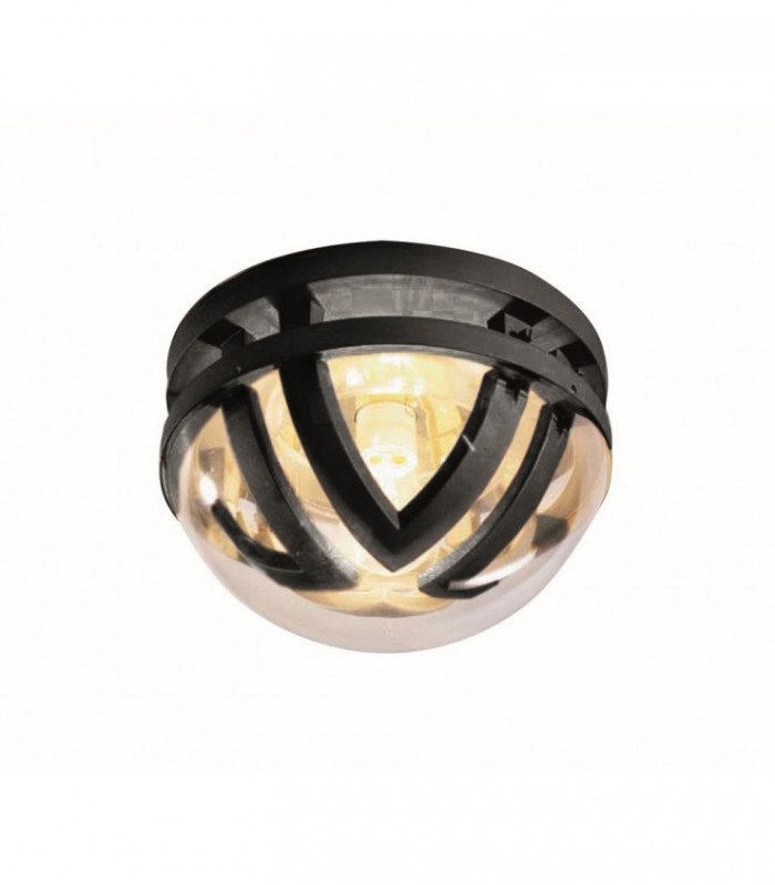 Outdoor Surface Mounted Ceiling Light Graphite IP54