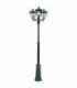3 Light Triple Pillar Lamp Post - Verdigris IP54