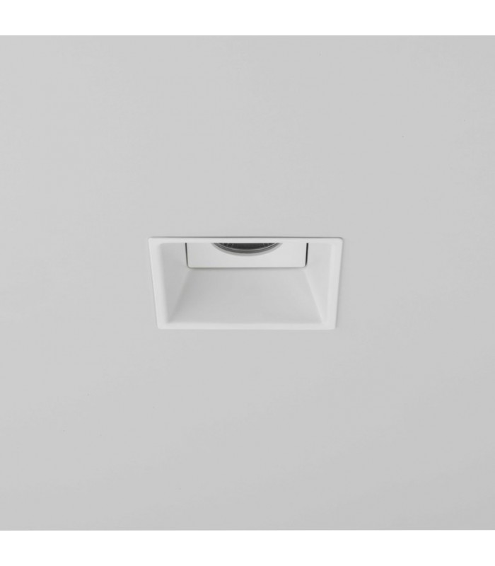 LED Square Recessed Downlight IP65 Fire-Rated Matt White