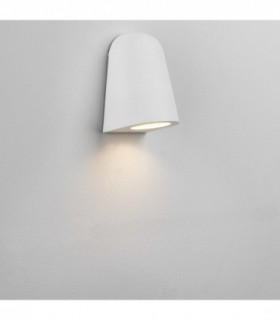 Outdoor Down Wall Light Textured White IP54, GU10