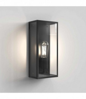Outdoor LED Wall Lantern Textured Black IP44, E27