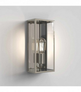 Outdoor LED Wall Lantern Polished Nickel IP44, E27