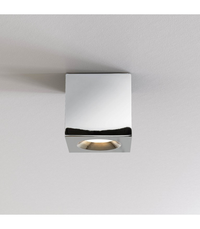 Outdoor Flush Wall Downlight Polished Chrome IP65, GU10