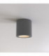 Round Surface Mounted Downlight Textured Grey IP65, GU10