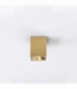 Coastal Outdoor Square LED Surface Mounted Downlight Brass IP44