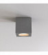 Square Surface Mounted Downlight Textured Grey IP65, GU10