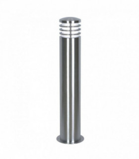 1 Light Outdoor Bollard Light Stainless Steel IP44, E27