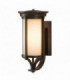 1 Light Outdoor Medium Wall Lantern Light Heritage Bronze IP44, E27
