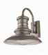 1 Light Outdoor Large Dome Wall Lantern Light Tarnished IP44, E27
