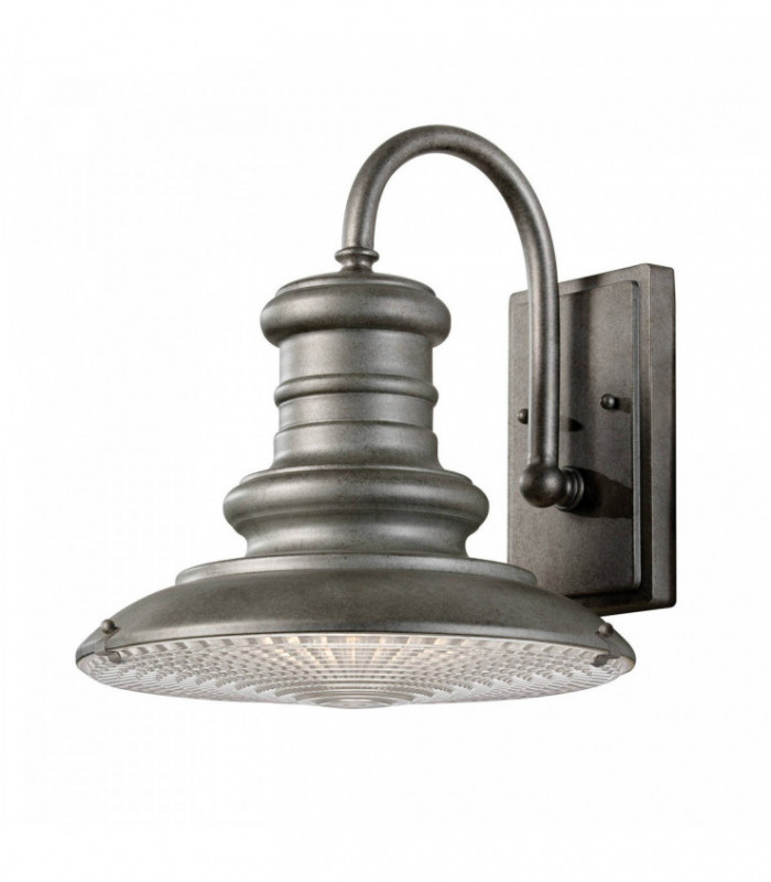1 Light Outdoor Medium Dome Wall Lantern Light Tarnished IP44, E27