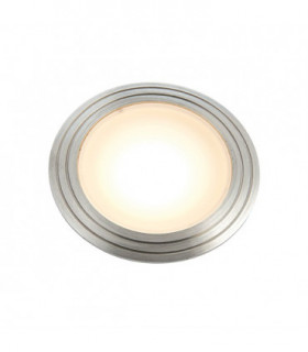 Outdoor Integrated LED Recessed Marine Grade Brushed Stainless Steel & Frosted 1 Light IP67